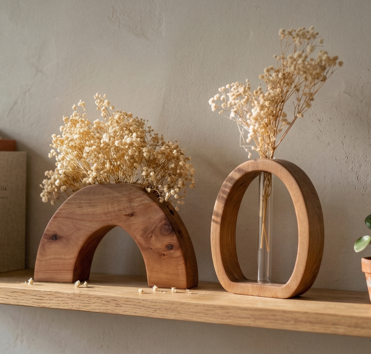Selected Tube Vase + Curved Vase