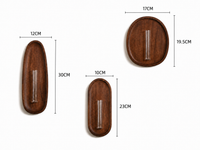 Wall-mounted glass tube vases
